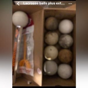 Lacrosse balls on hold